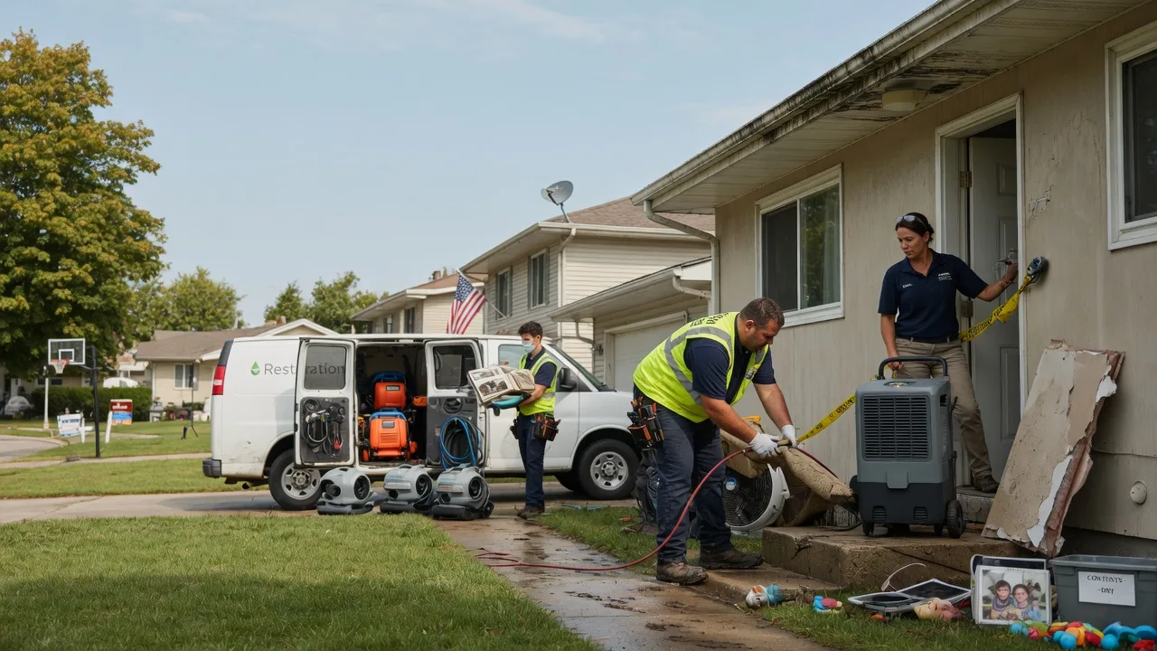 Water Damage Restoration in Bridgeport, OH near me